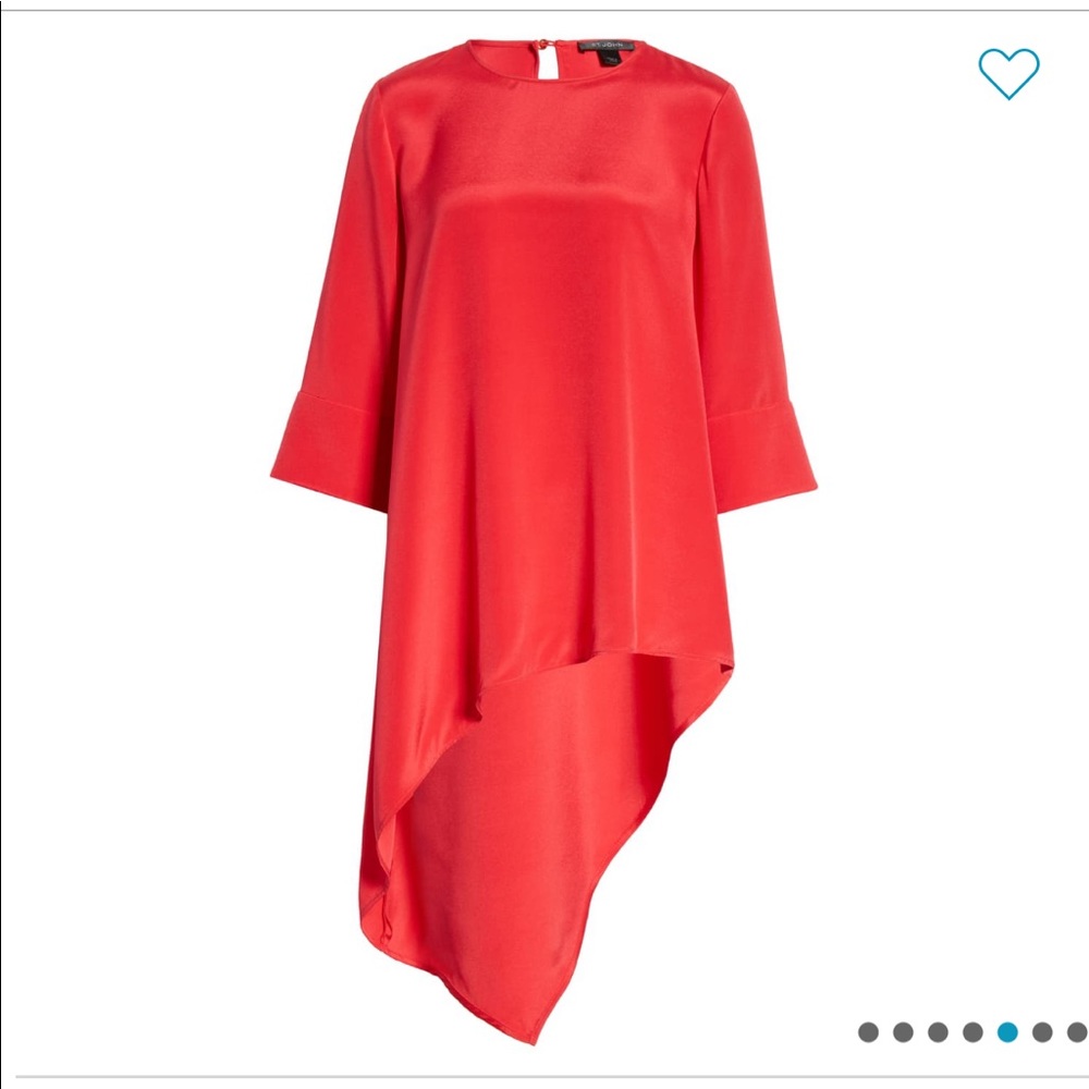 ST. JOHN Asymmetrical Tunic